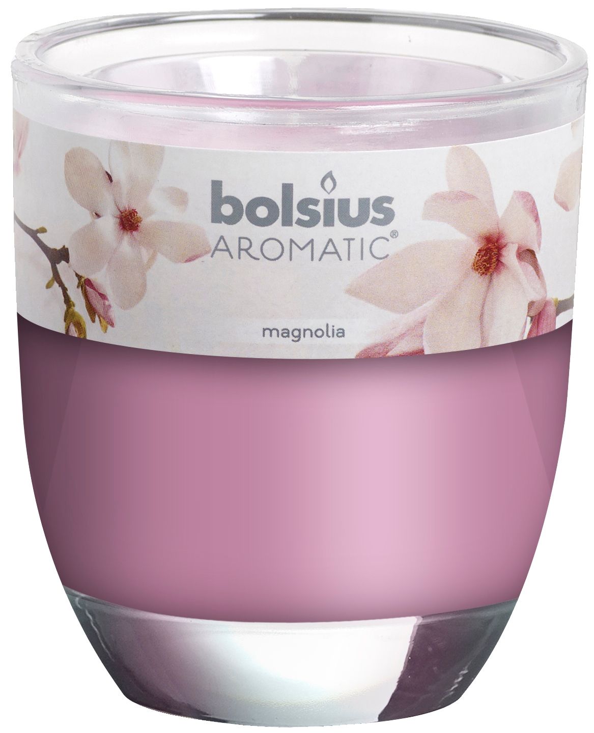 Świeca zapachowa BOLSIUS Świeca w szkle 80/70 Magnolia 103626150304