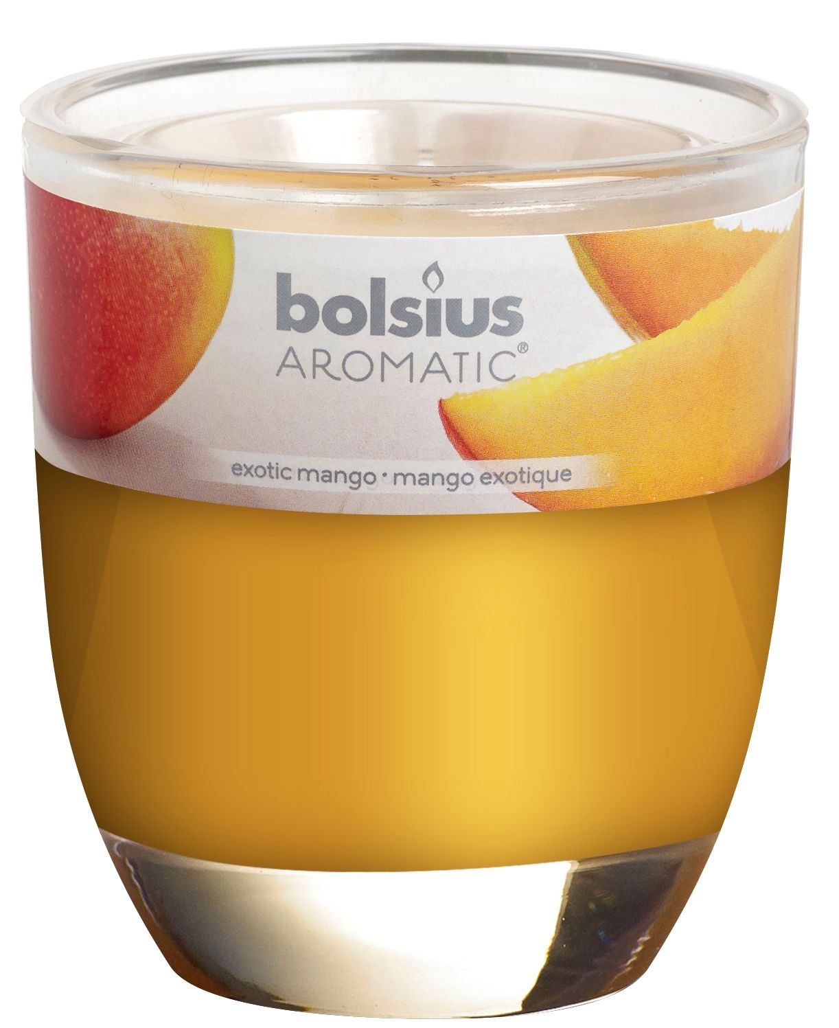Świeca zapachowa BOLSIUS Świeca w szkle 80/70 Mango 103626150310