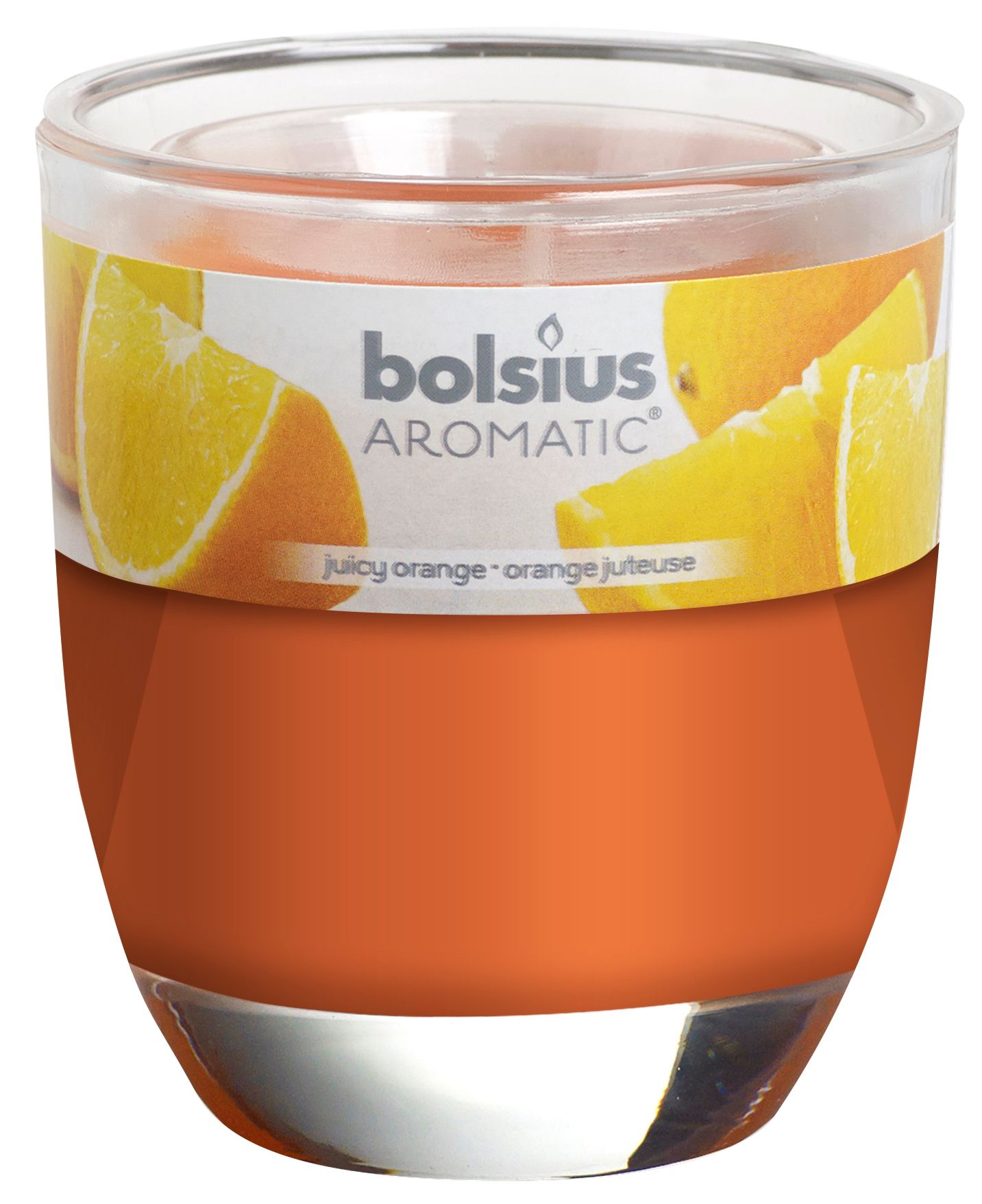 Świeca zapachowa BOLSIUS Świeca w szkle 80/70 Pomarańcza 103626150384