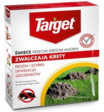 Świece dymne TARGET Anorin świece dymne zwalczają krety w trudnym terenie