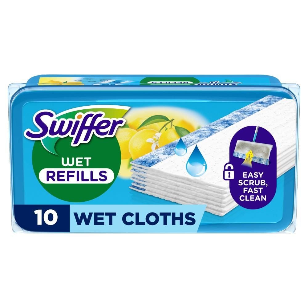 Swiffer Sweeper Floor Wet Wipes With Morning Fresh Scent x10