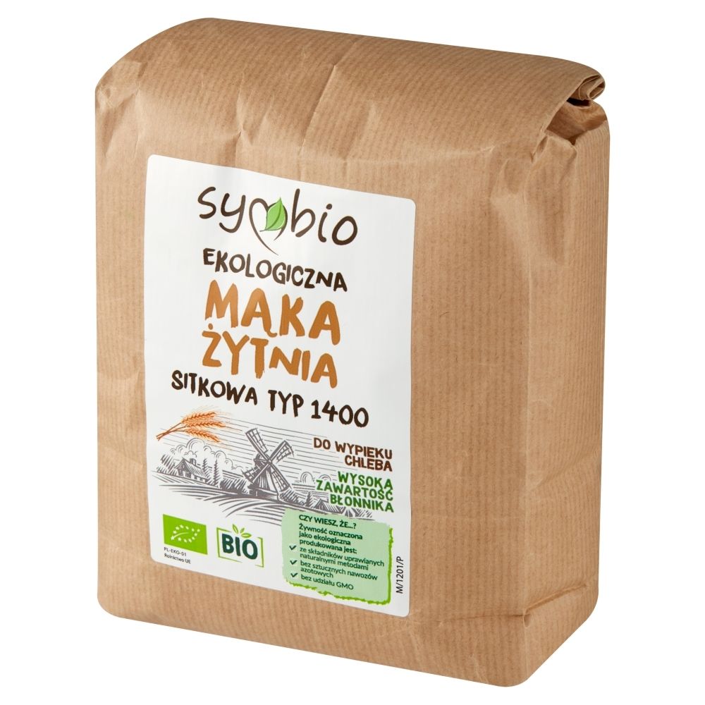 Symbio Ekologiczna mąka żytnia sitkowa typ 1400 1 kg
