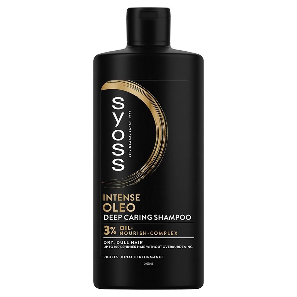 Syoss Intense Oleo Szampon do włosów suchych i matowych 440 ml