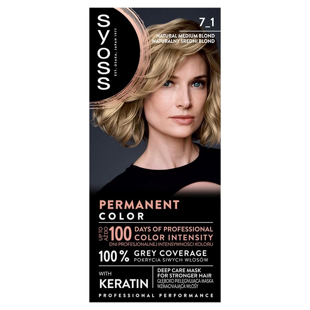 Syoss Krem koloryzujący 7_1 naturalny średni blond