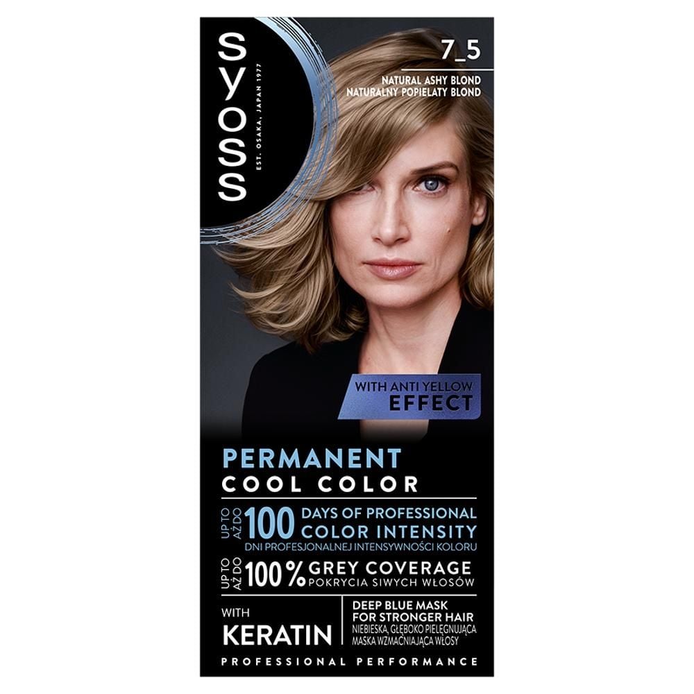 Syoss Krem koloryzujący 7_5 naturalny popielaty blond