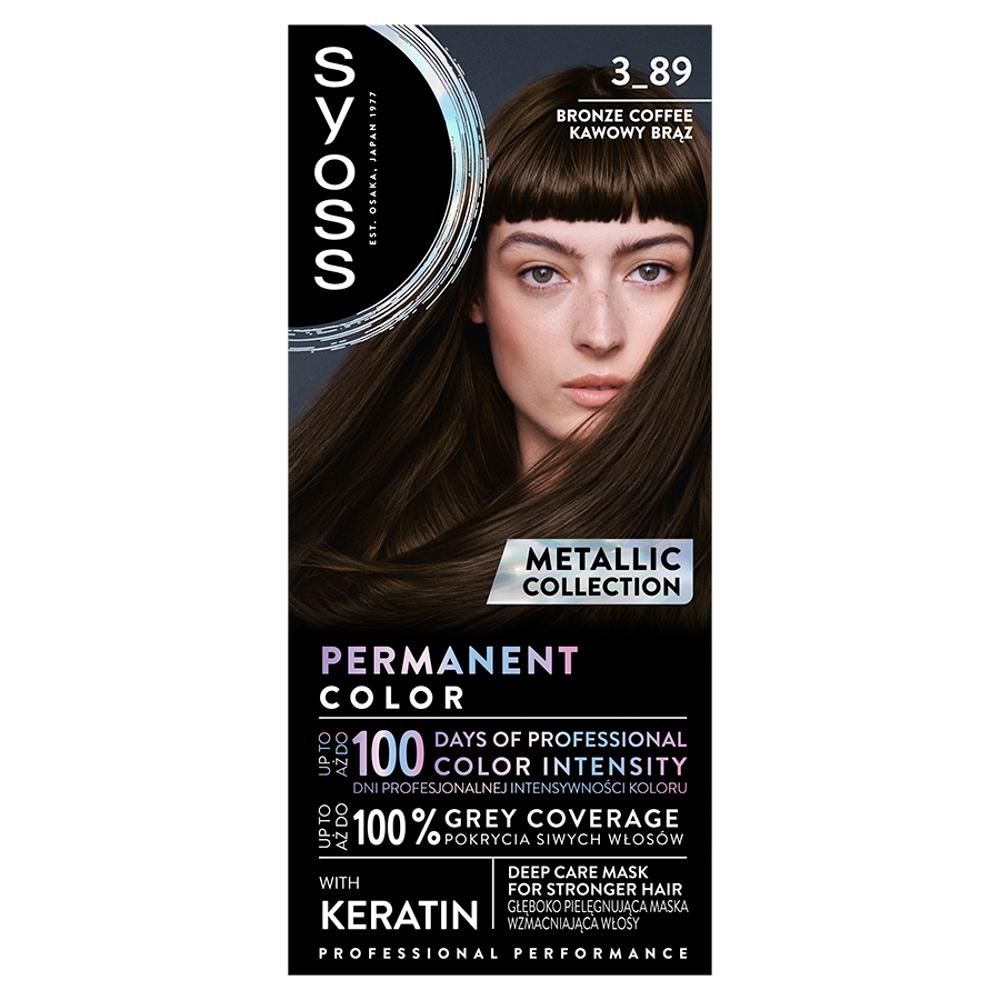 Syoss Metallic Collection Krem koloryzujący 3-89 kawowy brąz