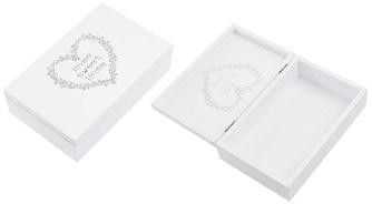 Szkatułka NOVA Szkatułka drewniana 24 x 15 cm serce NGA0123