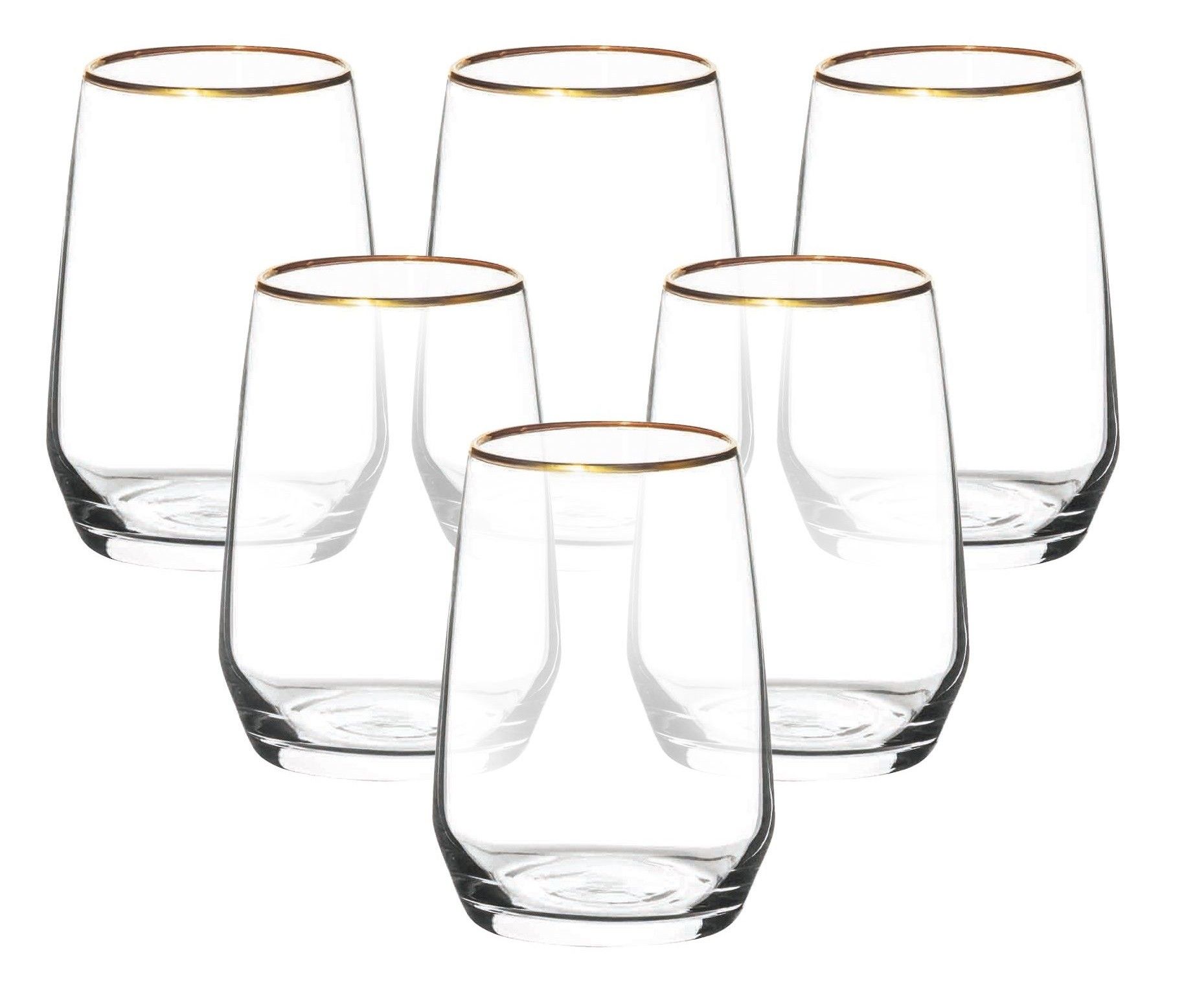 Szklanka ROYAL LEERDAM Rubin Gold 6 szt. 450 ml 0103007502