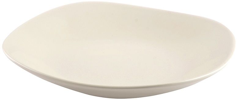 Talerz głęboki FLORENTYNA Kwadrat 22 cm Ecru 2T0311