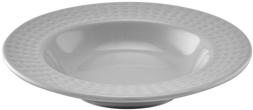 Talerz głęboki FLORENTYNA Spring 22 cm Szary 2T0317
