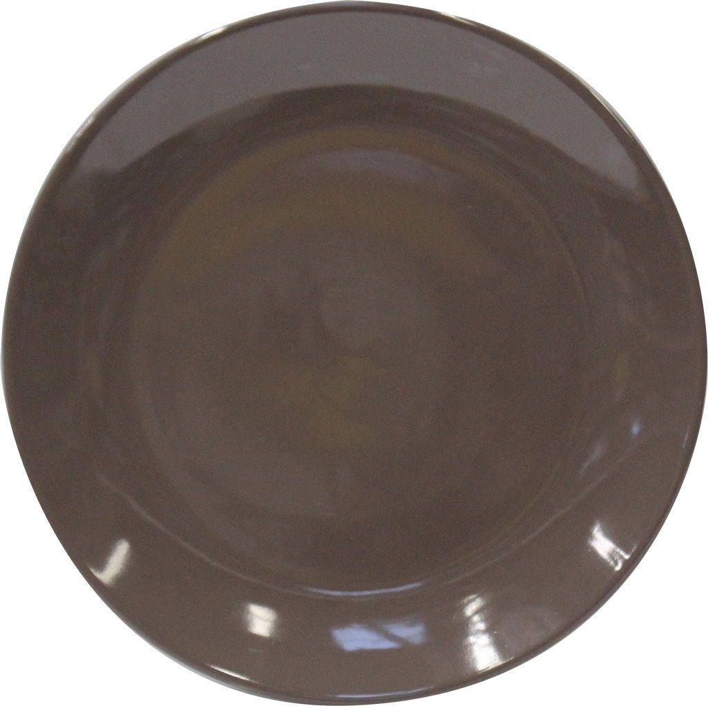 Talerz obiadowy CARREFOUR Obiadowy 27 cm Ciemno-szary HO116924