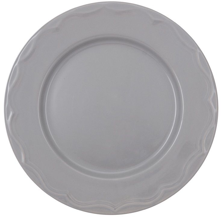 Talerz płytki FLORENTYNA Rustico 26 cm Szary 2T8625