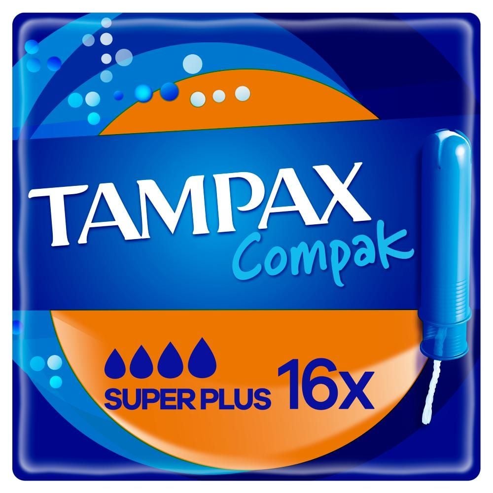 Tampax Compak Super Plus Tampony z aplikatorem, x16