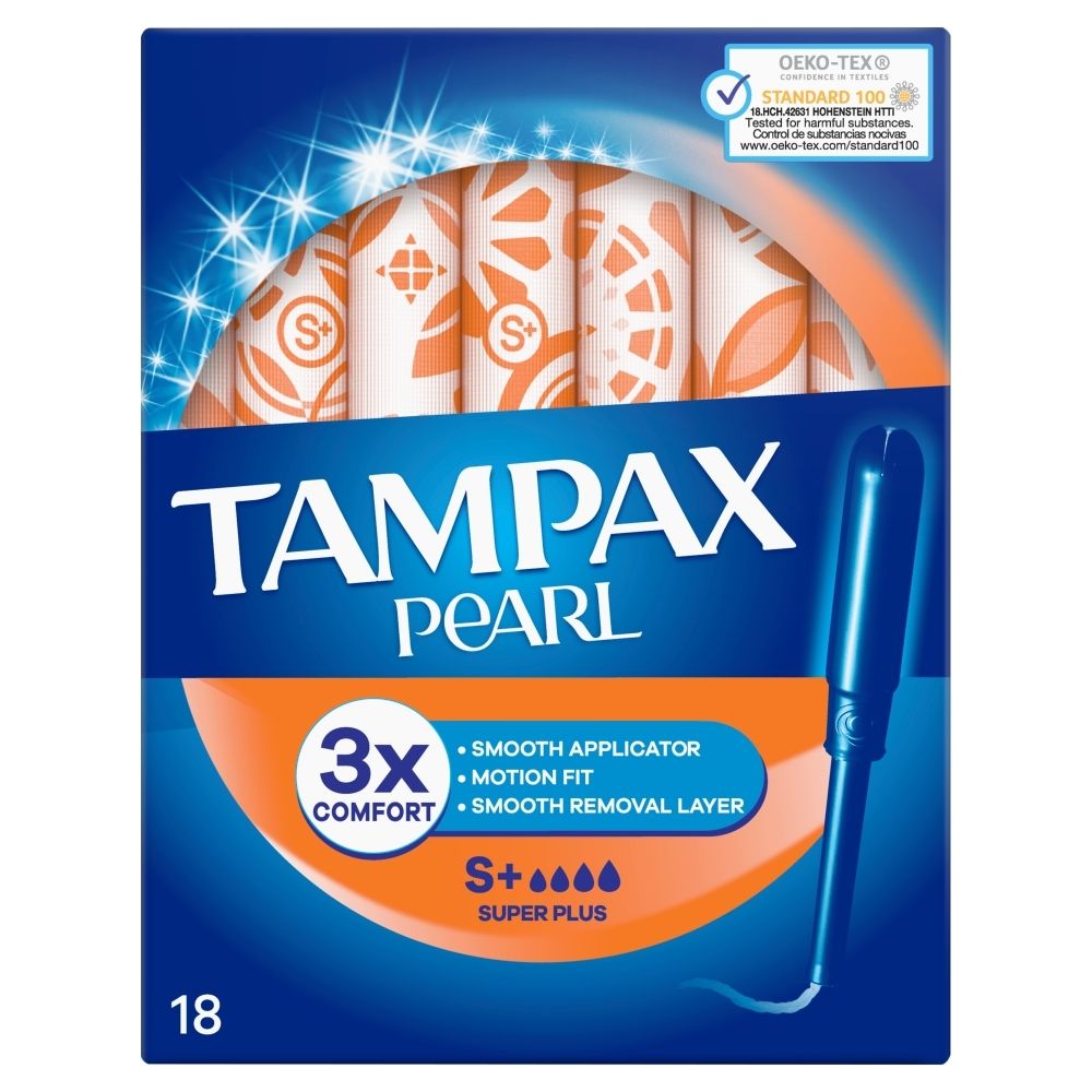 Tampax Pearl Super Plus Tampony z aplikatorem, x18