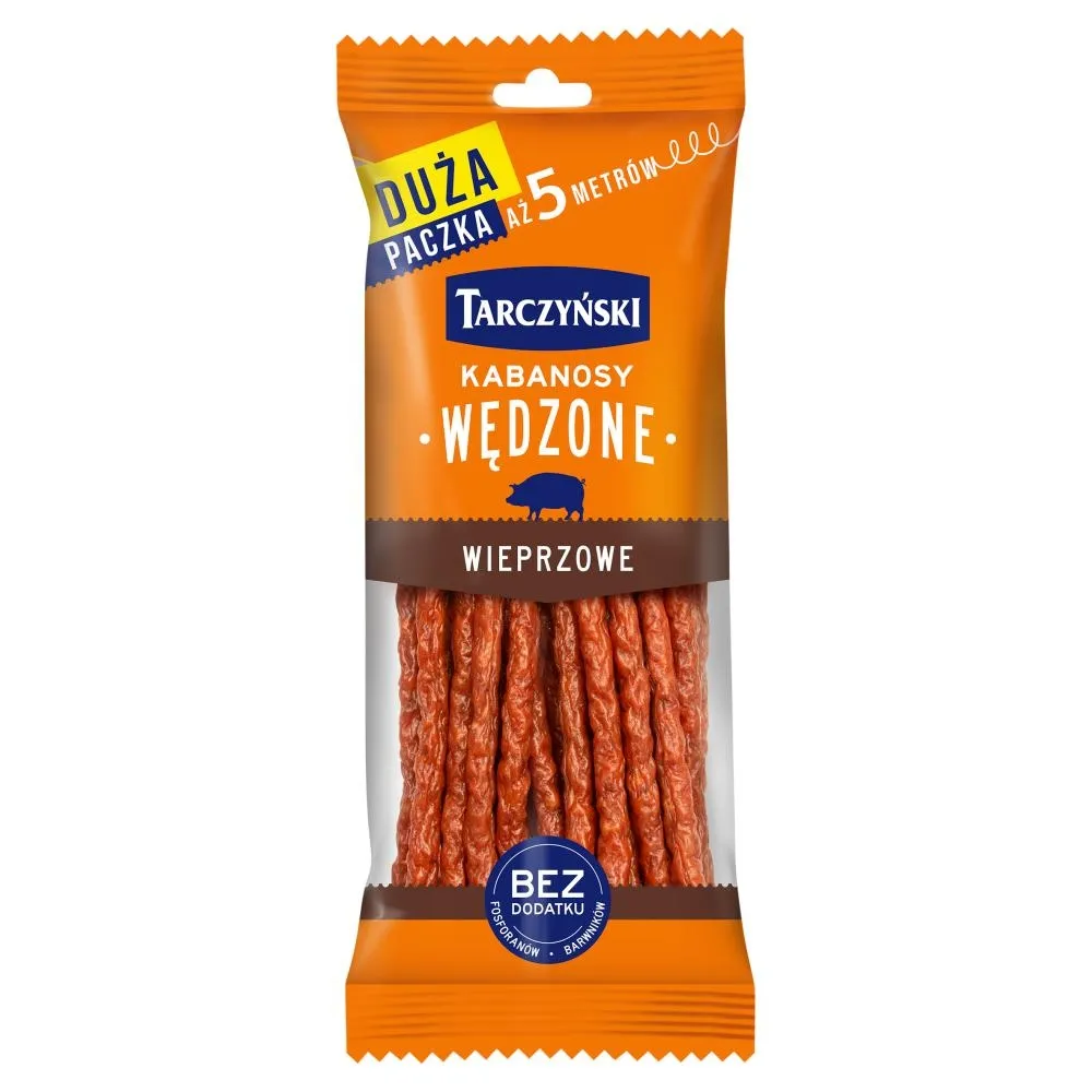 Tarczyński Kabanosy wędzone wieprzowe 220 g