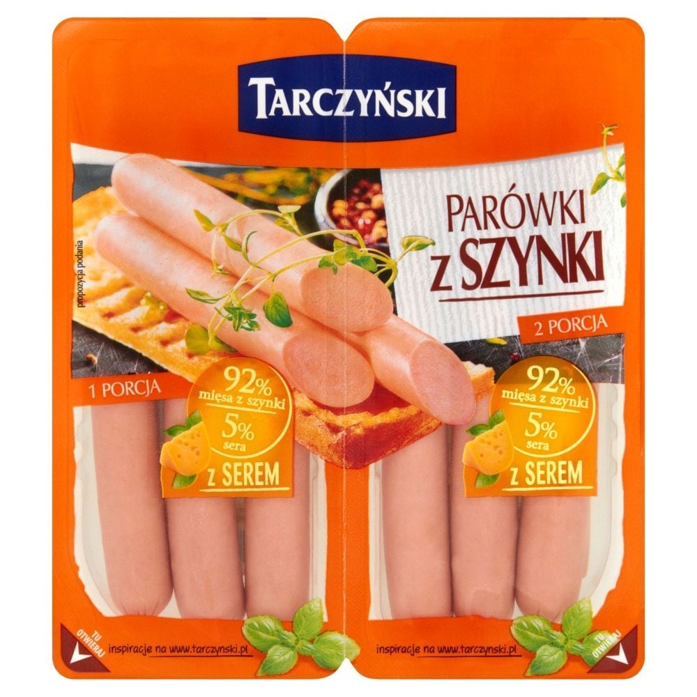 Tarczyński Parówki z szynki z serem 2 x 110 g