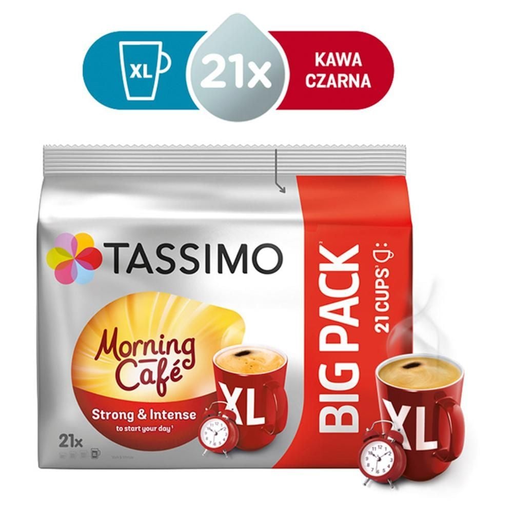Tassimo Morning Café Strong & Intense XL Kawa mielona 163,8 g (21 x 7,8 g)