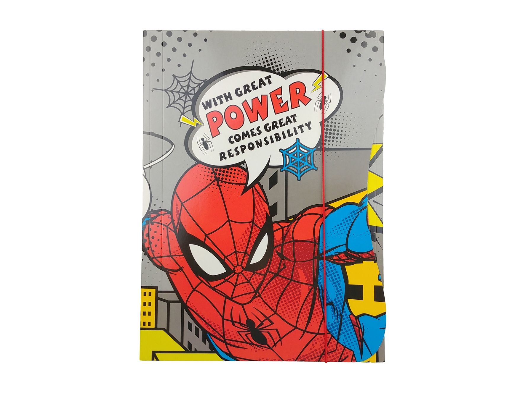 Teczka z Gumką Spider Man A4