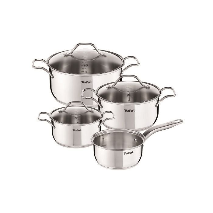 TEFAL Zestaw garnków z pokrywkami INTUITION - 7 elementów