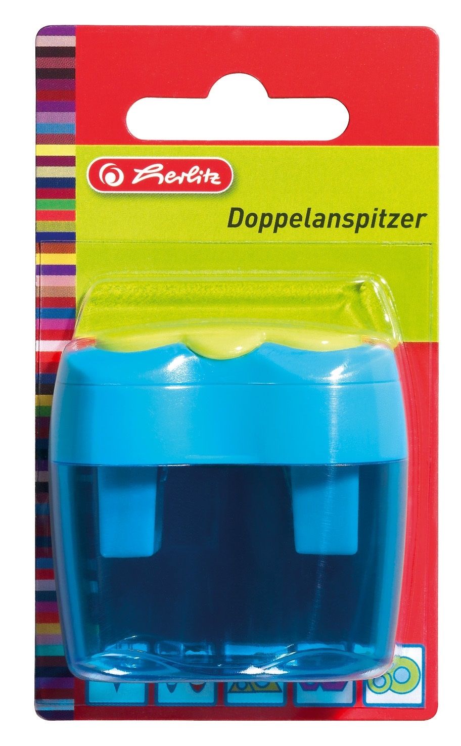 HERLITZ Temperówka ręczna podwójna owalna 10921112