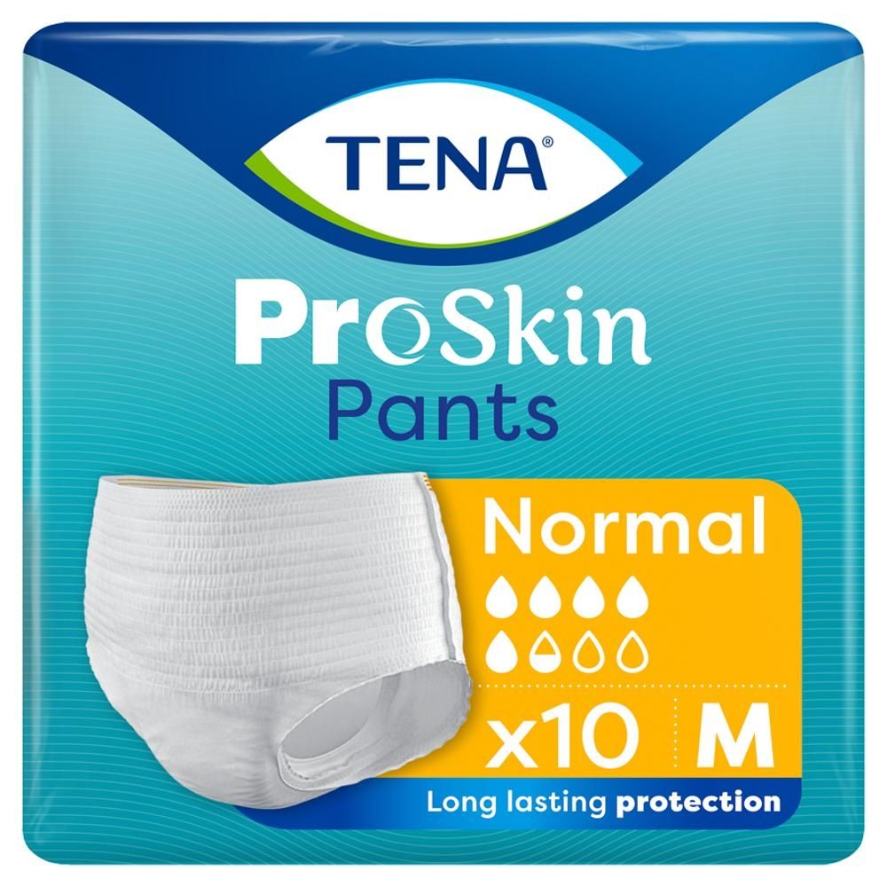 TENA ProSkin Pants Normal majtki chłonne M 10 sztuk