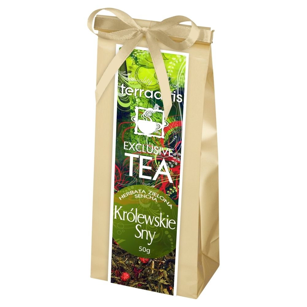 Terraartis Exclusive Tea Herbata zielona Sencha królewskie sny 50 g