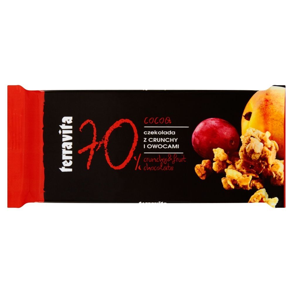 Terravita Czekolada z crunchy i owocami 90 g