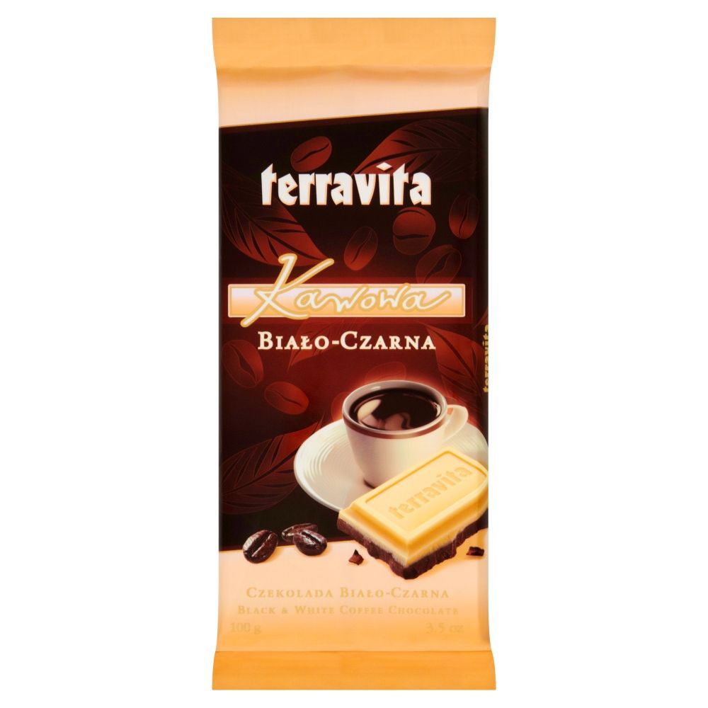 Terravita Kawowa Czekolada biało-czarna 100 g