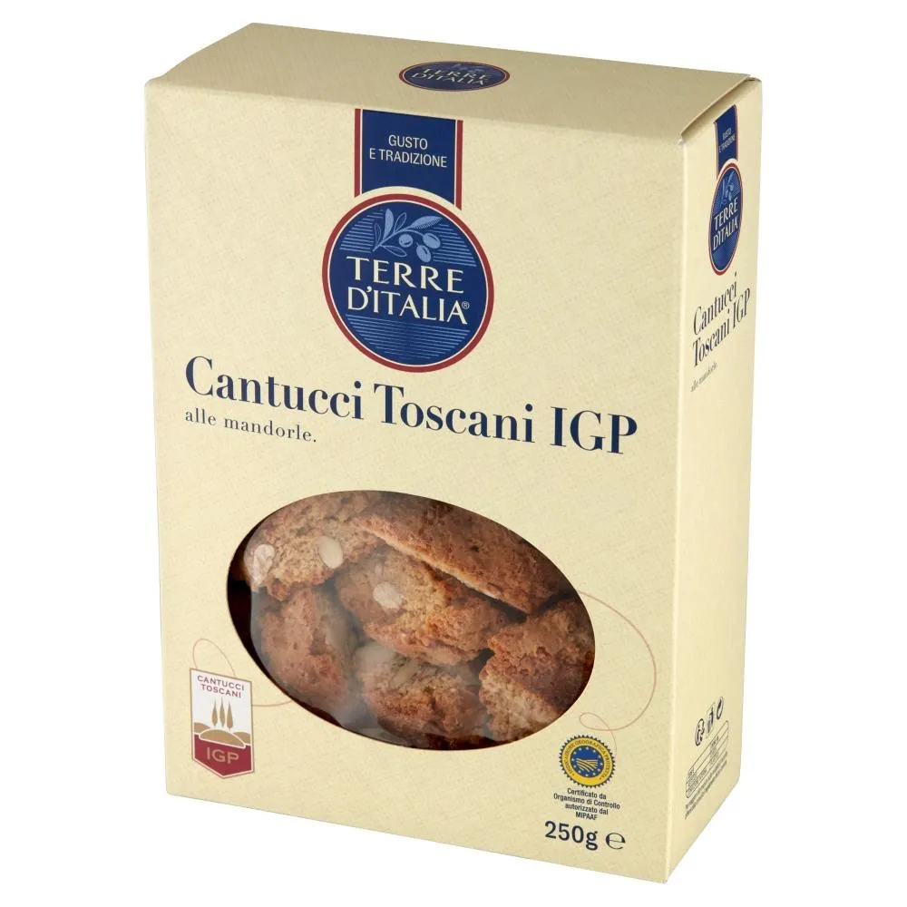 Terre d'Italia Ciastka toskańskie z migdałami 250 g