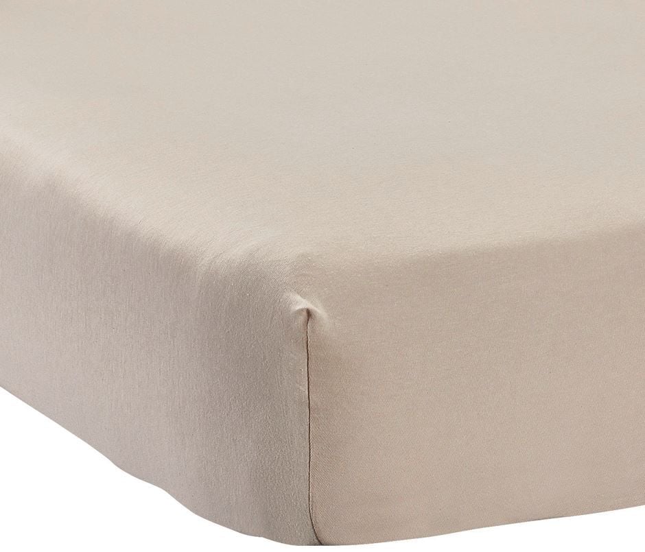 TEX Prześcieradło Jersey 100% Bawełna 140x200 Beż
