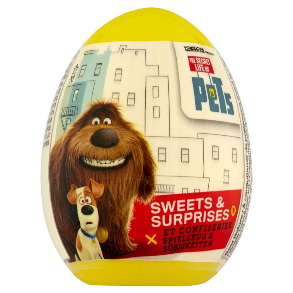The Secret Life of Pets Niespodzianka naklejka i słodycze 10 g