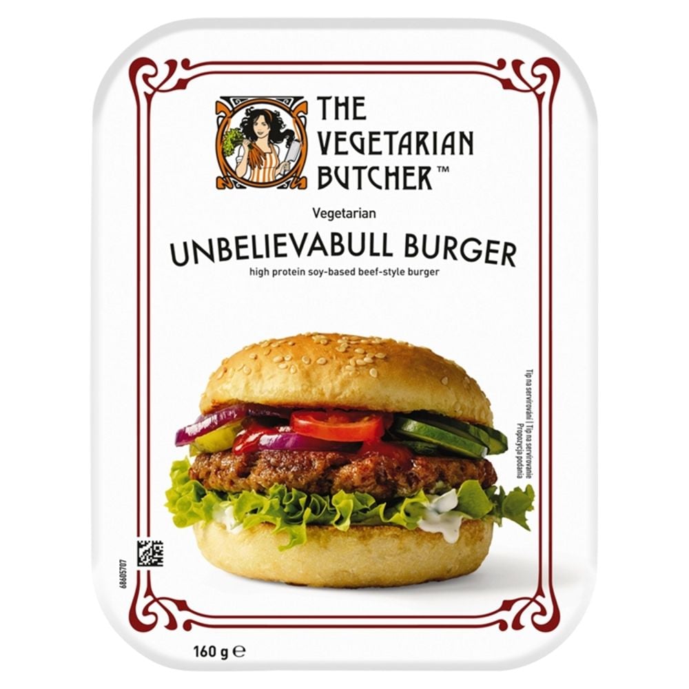 The Vegetarian Butcher Wegetariańskie burgery na bazie soi 160 g
