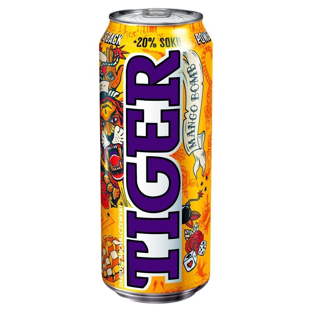 Tiger Mango Bomb Gazowany napój energetyzujący 500 ml