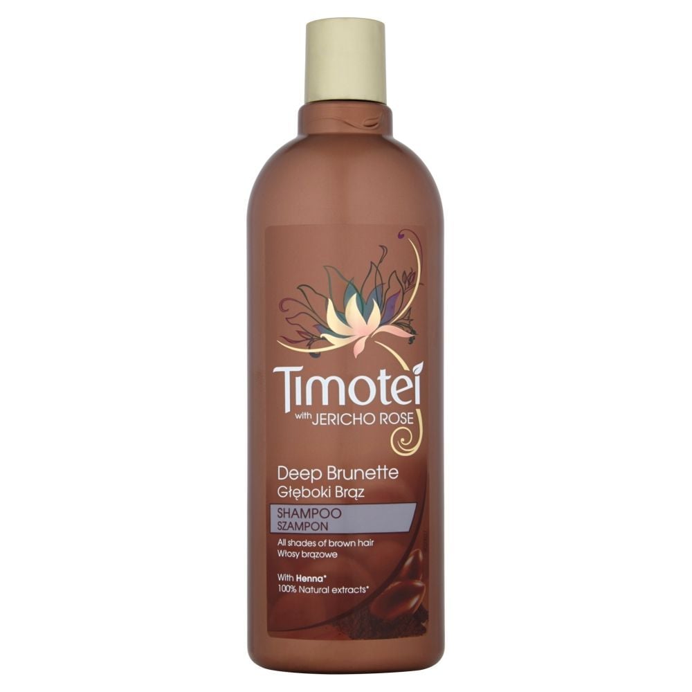 Timotei with Jericho Rose Głęboki Brąz Szampon 400 ml
