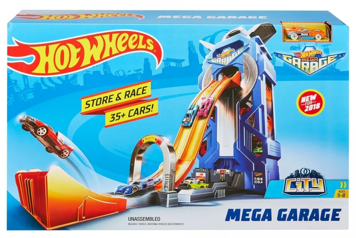 Tor HOT WHEELS HW City Mega Garaż Rekina FTB68
