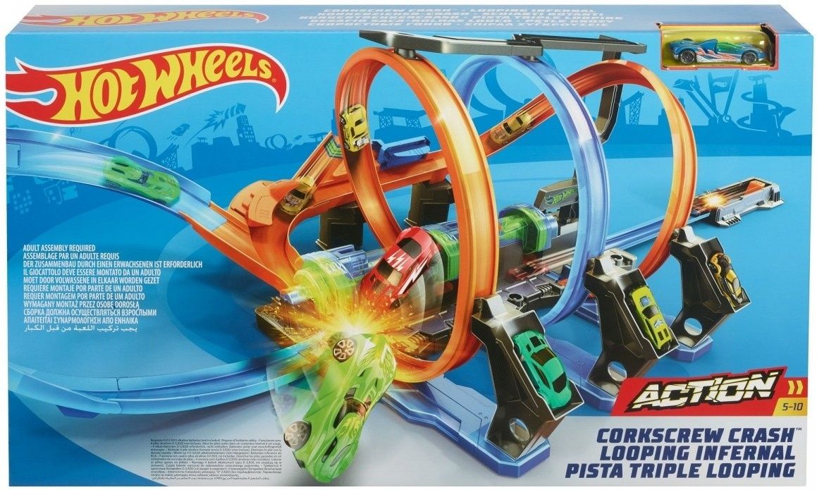 Tor HOT WHEELS Pętla grozy FTB65