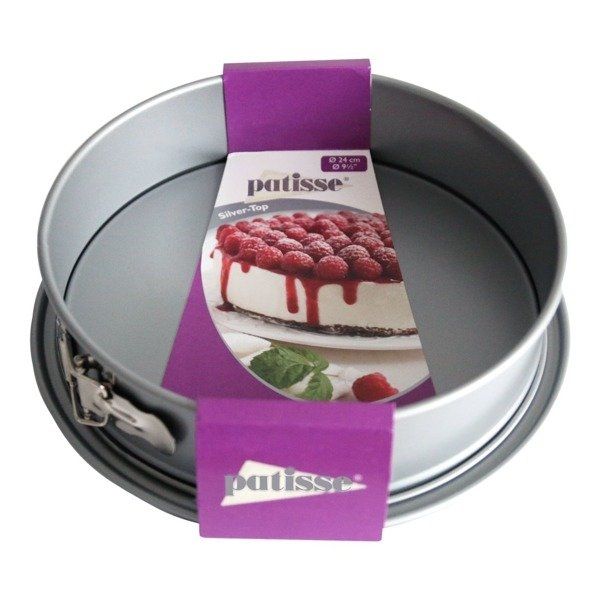 Tortownica Okrągła z Rantem Silver Top 24 cm