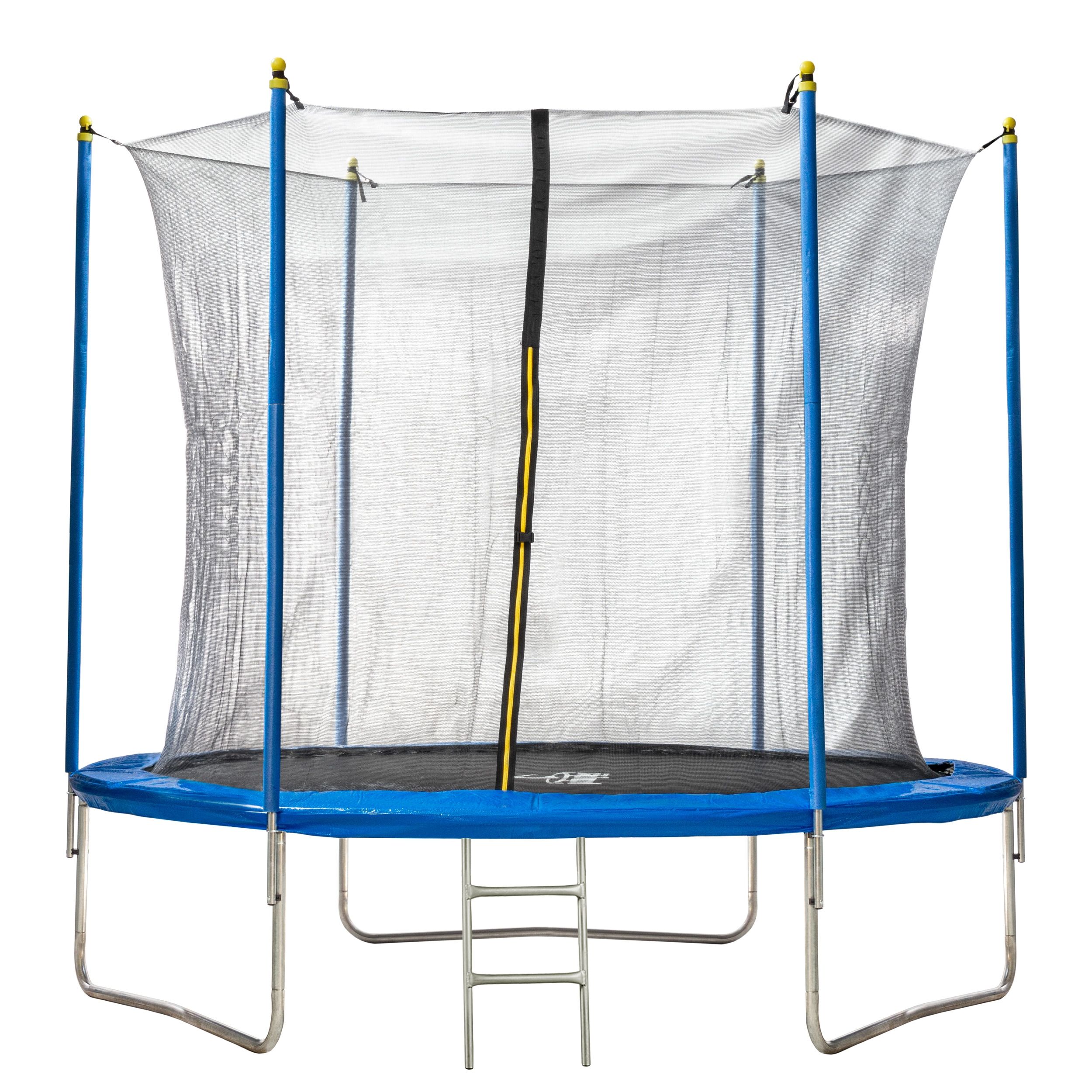 Trampolina ogrodowa z drabinką 244cm