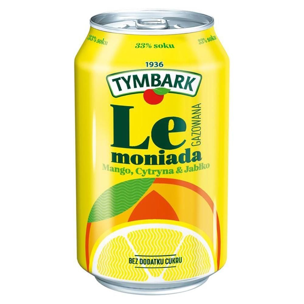 Tymbark Lemoniada gazowana mango cytryna & jabłko 330 ml