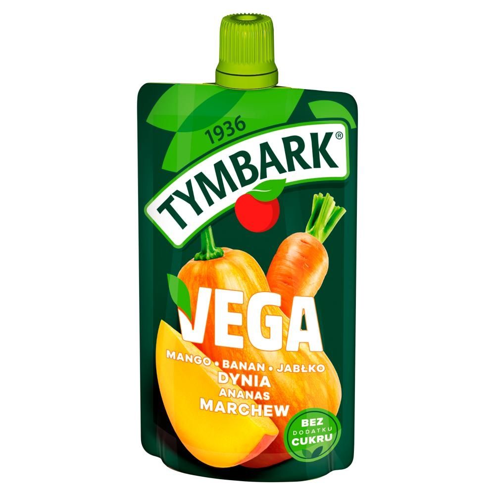 Tymbark Vega Mus mango banan jabłko dynia ananas marchew 100 g