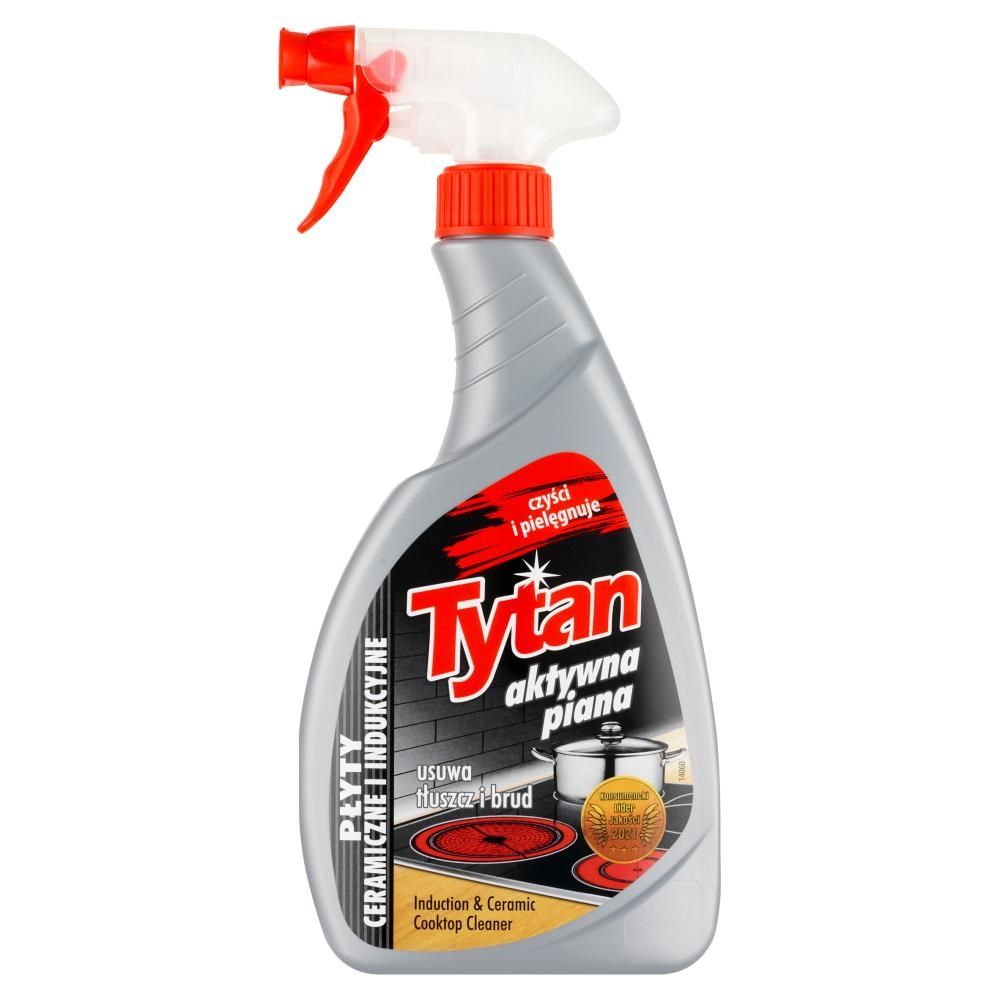 Tytan Płyn do czyszczenia płyt ceramicznych i indukcyjnych spray 500 g