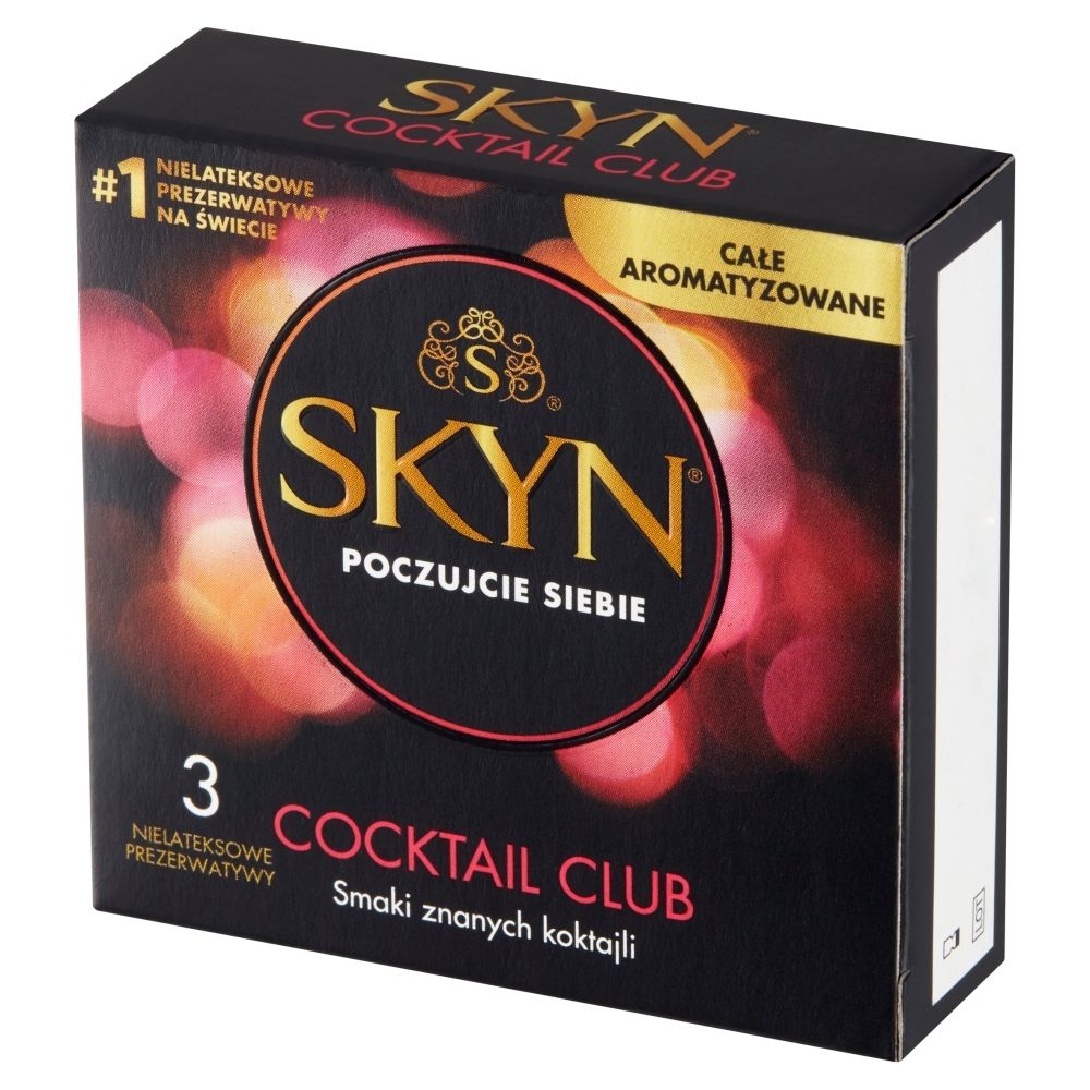Skyn Cocktail Club Nielateksowe prezerwatywy 3 sztuki