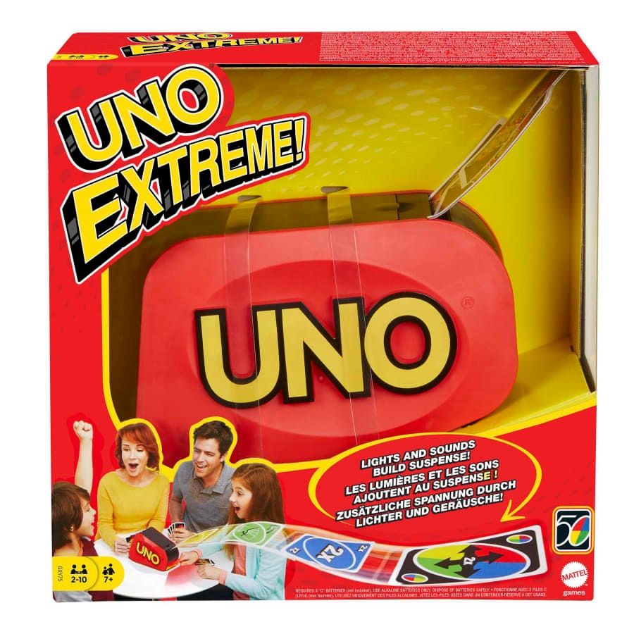 UNO Extreme gra karciana z wyrzutnią