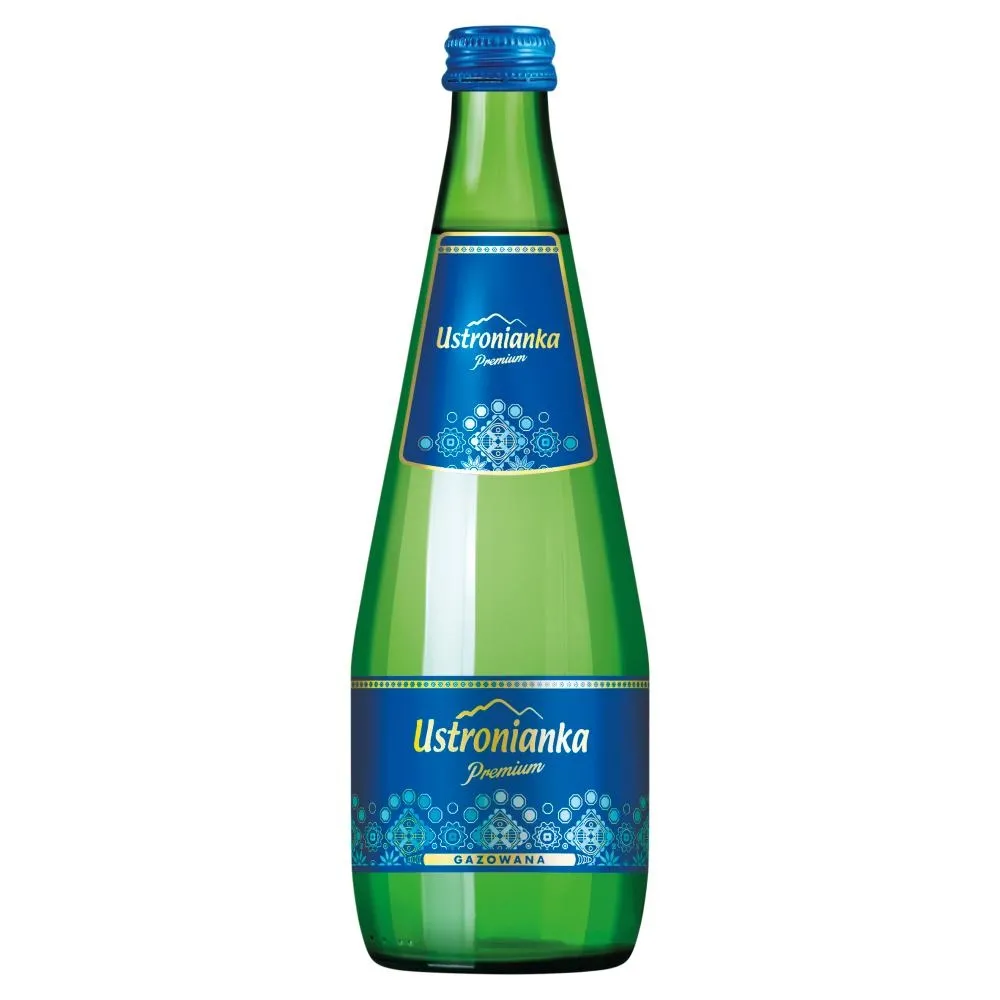 Ustronianka Premium Woda źródlana gazowana 700 ml