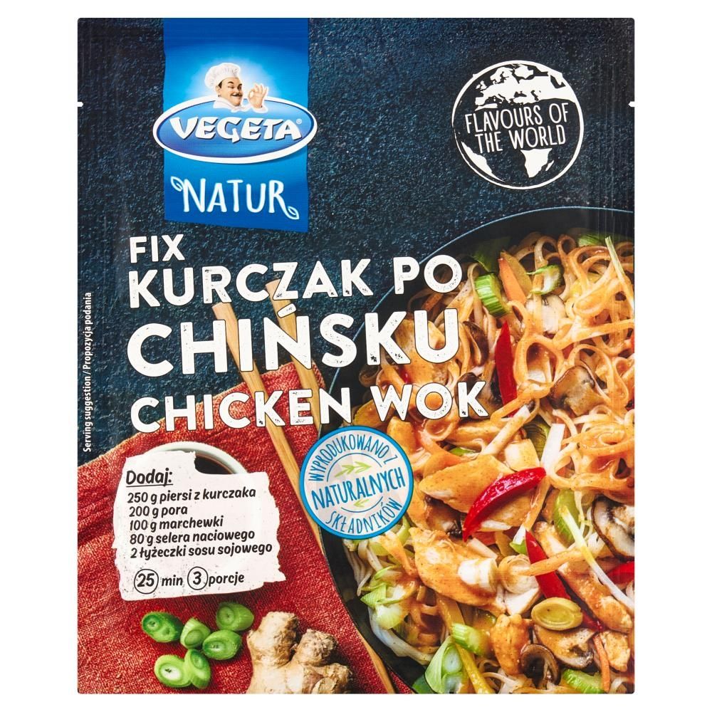 Vegeta Natur Fix Mieszanka warzyw ziół i przypraw do dań kurczak po chińsku 45 g