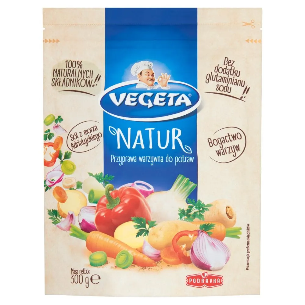 Vegeta Natur Przyprawa warzywna do potraw 300 g