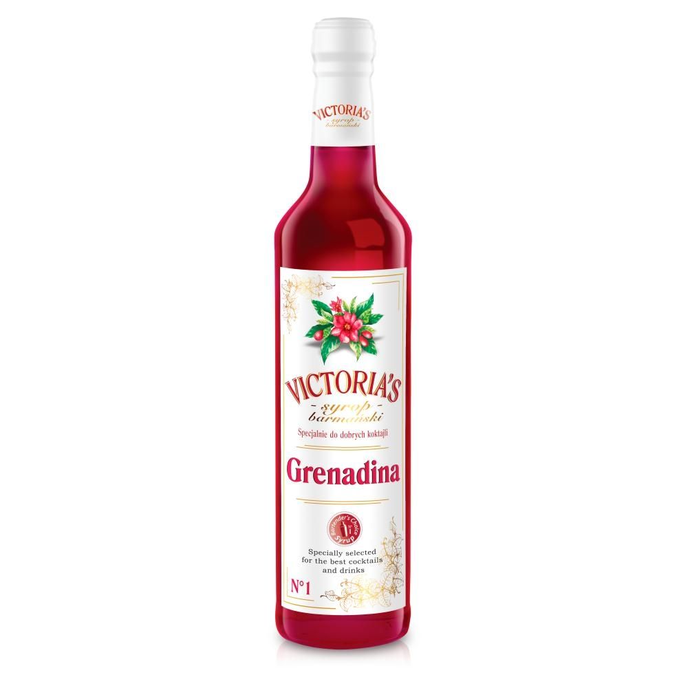 Victoria's syrop barmański o smaku grenadina 490 ml