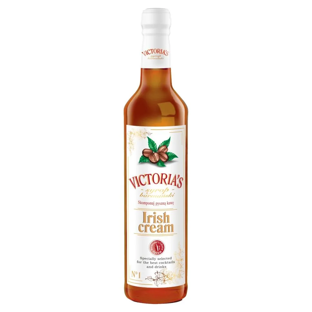Victoria's syrop barmański o smaku  irish cream 490 ml