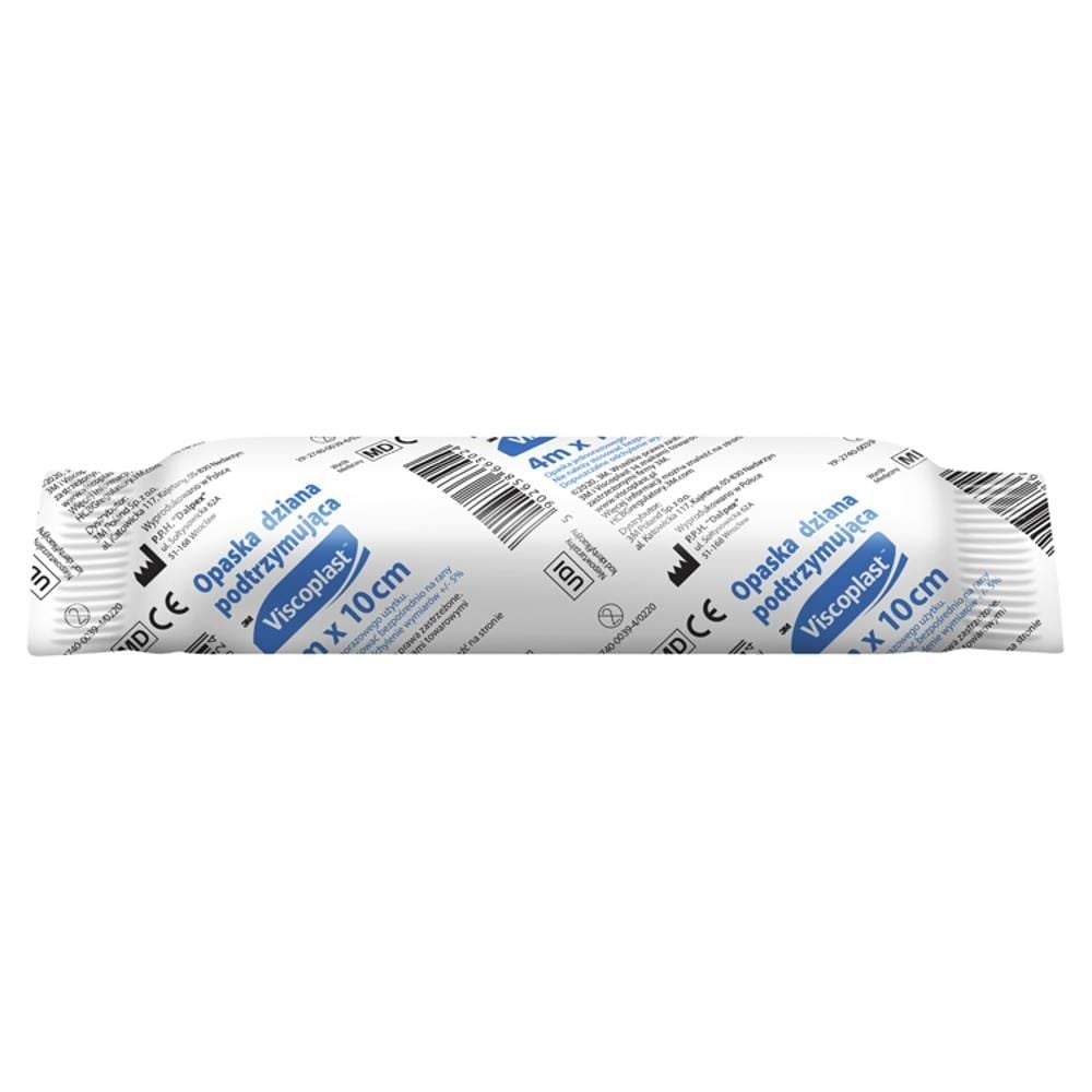 Viscoplast Opaska dziana podtrzymująca 4 m x 10 cm