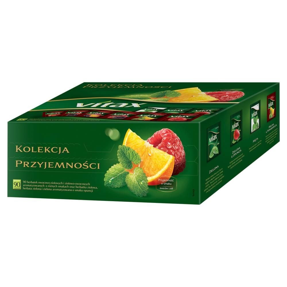 Vitax Kolekcja Przyjemności Kolekcja herbatek 161,5 g (90 sztuk)